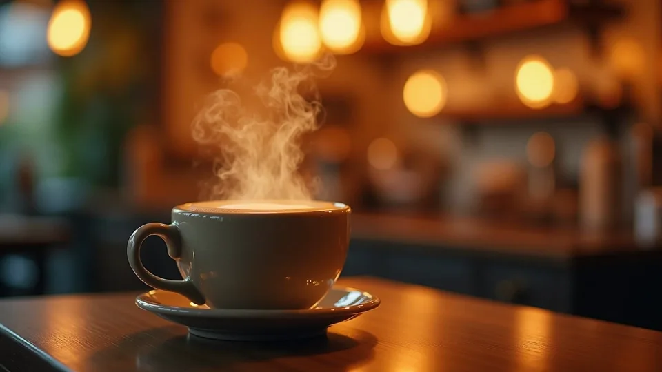 Chi tiết dãy đèn lồng lụa Hội An ngũ sắc treo dọc hành lang gỗ mộc trầm ấm